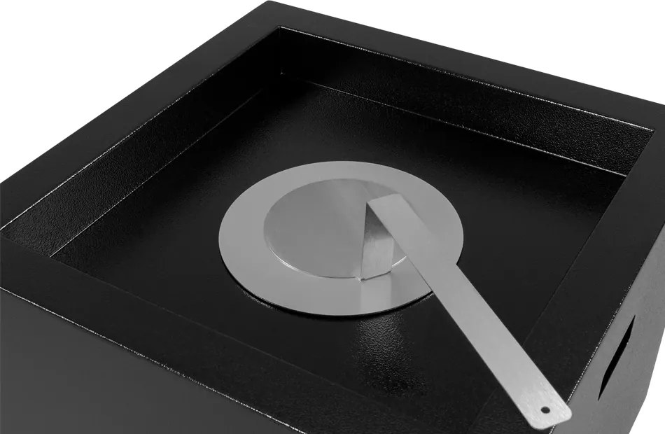Novium Black biokandalló (32,5 x 43,5 x 43,5 cm)