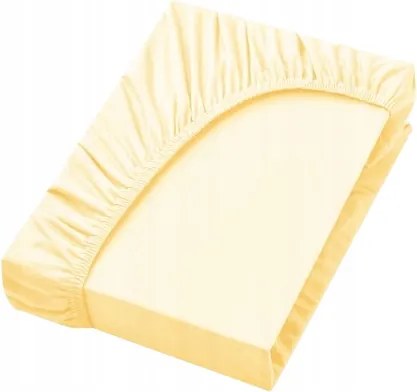 Gumis Lepedő 200x220 cm Pamut Szatén 100% Vanília Kényelmes