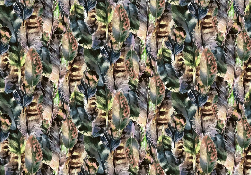 Fotótapéta Etnikai tollak Boho finom 312x219 etno természet +ragasztó