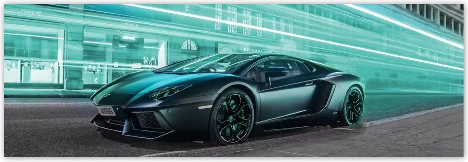 Fotótapéta flizelina 312x104 auto Türkiz