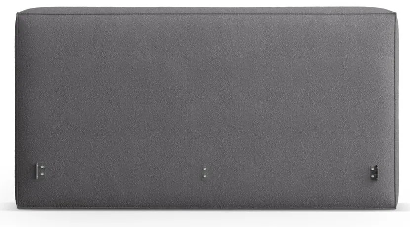 Sötétszürke kárpitozott ágytámla 249x100 cm Olivia – Micadoni