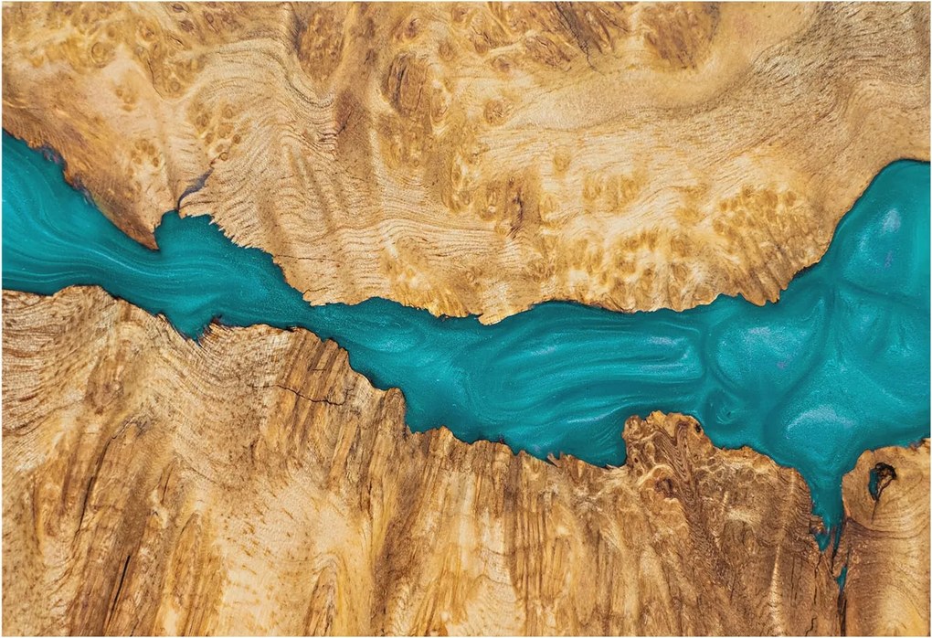 Flizelin tapéta Divatos 3D fali ragasztó Fa és műgyanta 152x104 Ragasztó