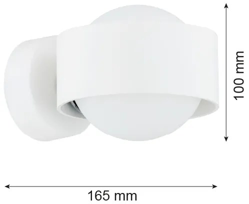 Argon 8057 - Fali lámpa MASSIMO PLUS 1xG9/6W/230V fehér