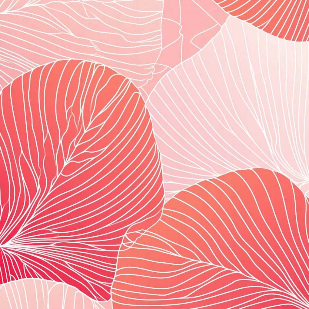 Poszter 90x90cm Korall kert