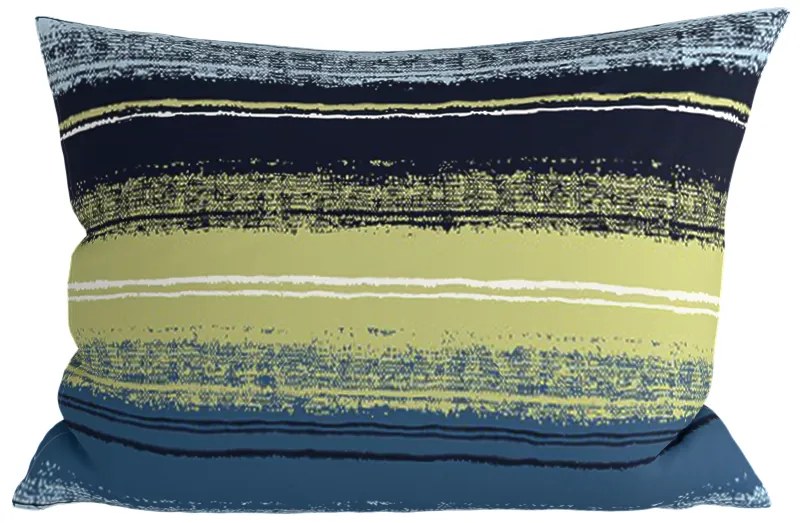 Szett 2 db díszpárnahuzat mikroszálas BLUE STRIPES 50x70 cm, kék