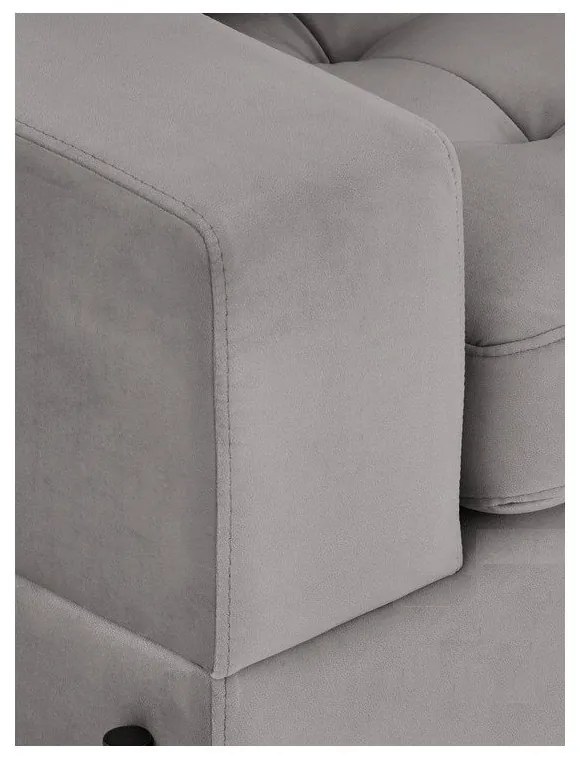 Világosszürke kanapé 200 cm Versailles – Ropez