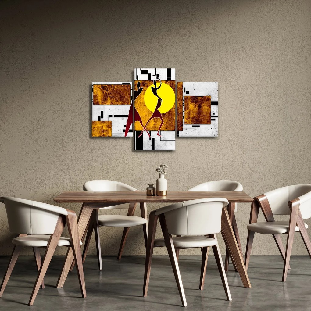Egy őskori festmény képe (90x60 cm)
