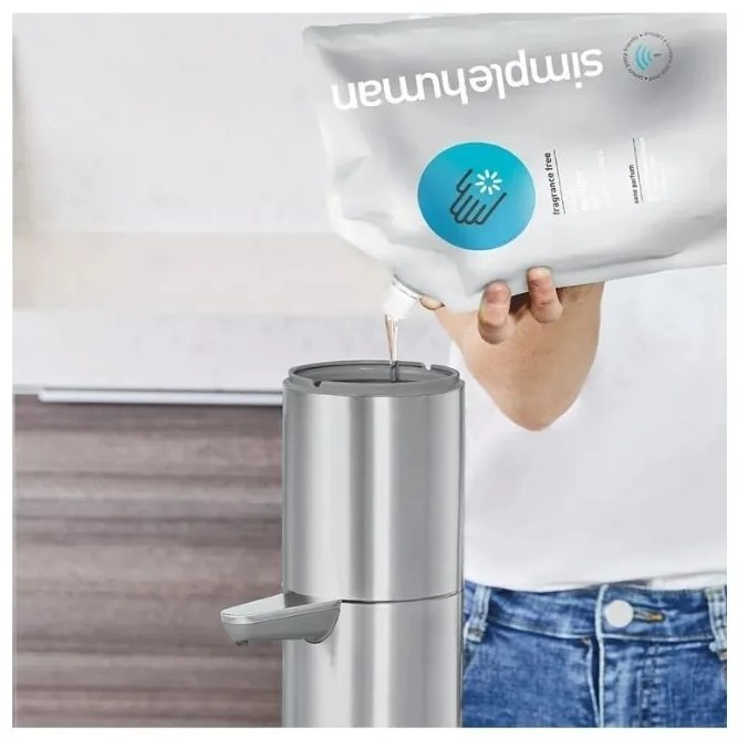 Érintkezés nélküli adagoló szappannal és fertőtlenítőszerrel MAX, 946 ml, rozsdamentes acél