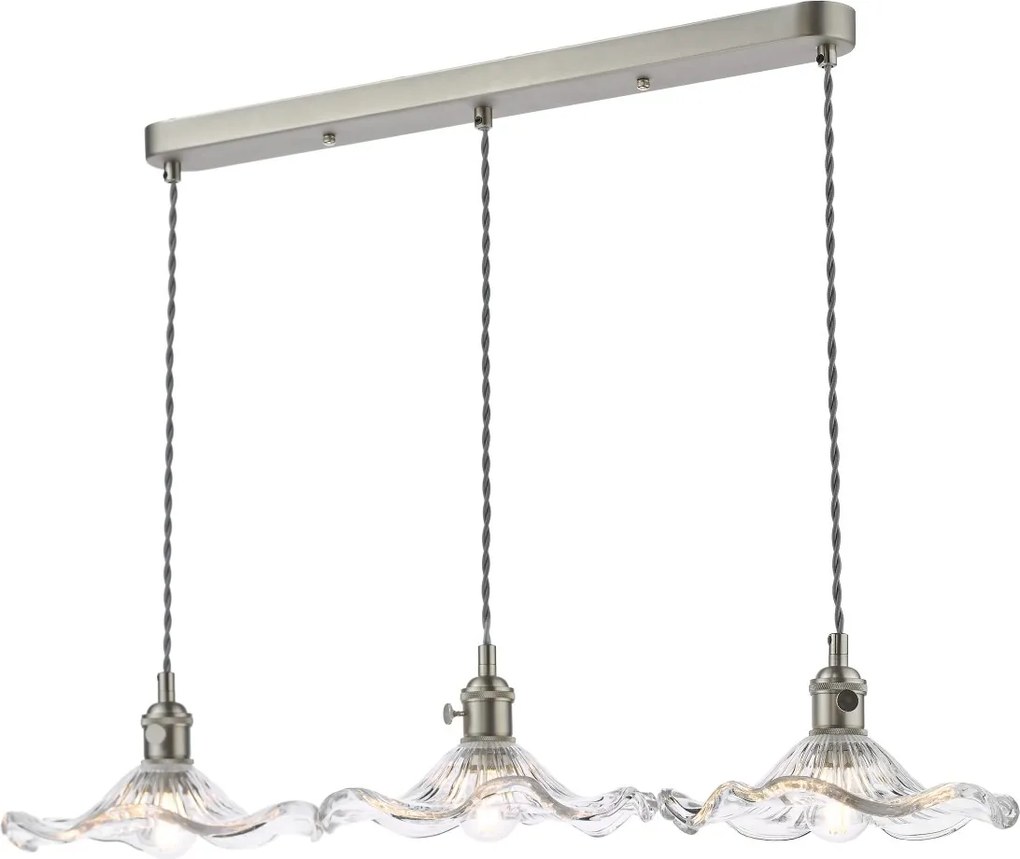 Dar Lighting modern függeszték hadano antik króm darhad3661-12