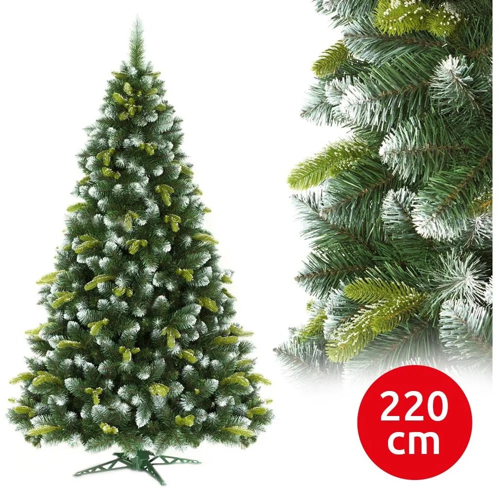 Karácsonyfa 220 cm magas fenyőfa