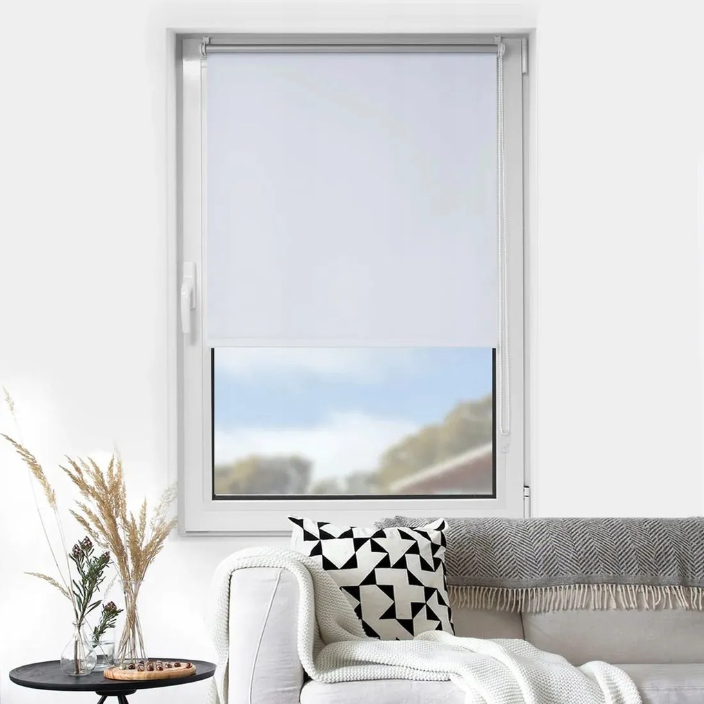 Grandekor fehér, hővédő roló, 170x45 cm, fényzáró