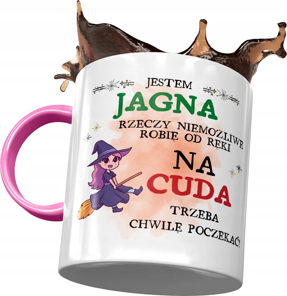 Rózsaszín Bögre Bárány Barátnő Feleség Ajándék Nyomtatott Fotóval