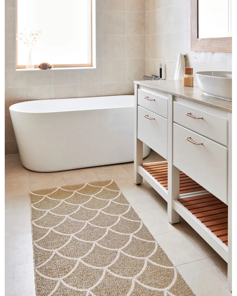 Bézs kültéri-beltéri futószőnyeg 70x300 cm Kotte Sand – Pappelina