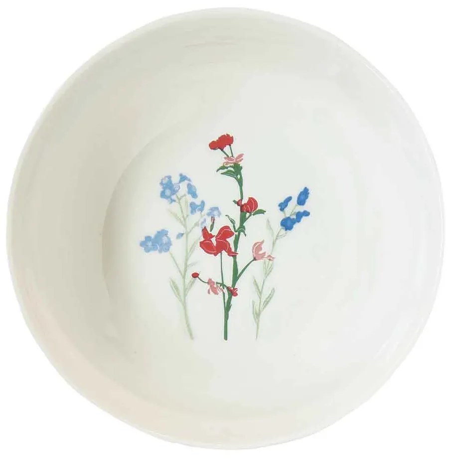 Porcelán mélytányér Mille fleurs Blue