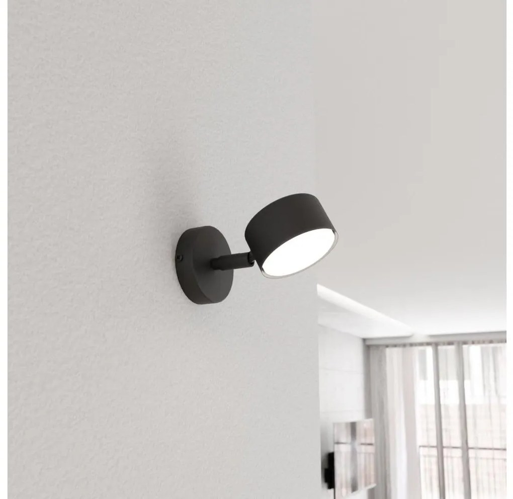 Fali lámpa SORA 1xGX53/12W/230V fekete