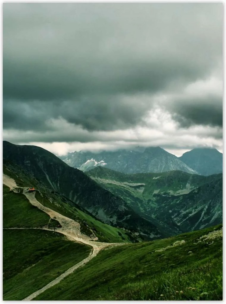 Poszterek 100x135 Tátra Lengyel hegyek Kilátás