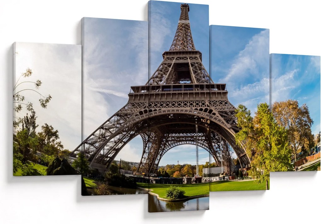 Kép - Eiffel-torony színes (150x105 cm)