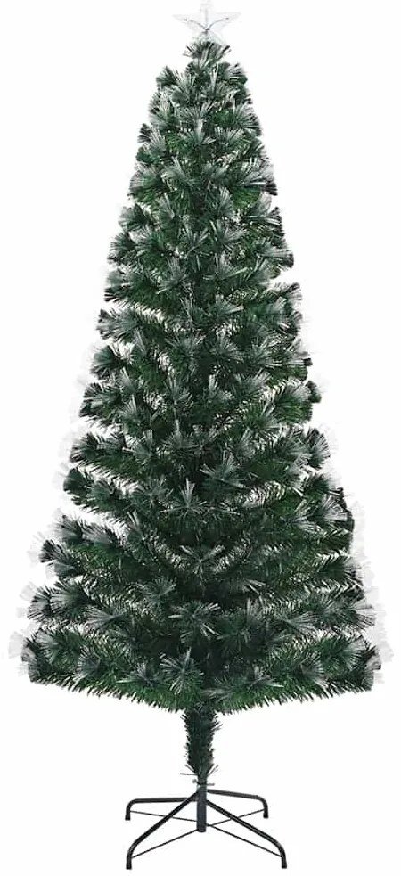 Mű karácsonyfa dekoratív vonós lámpákkal Zöld 240 cm PVC