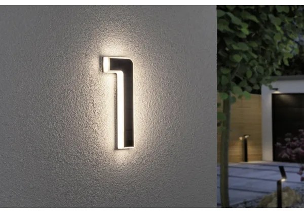 Paulmann 79842 - LED/0,2W IP44 Napelemes házszám 1,2V