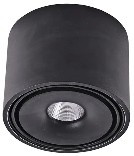 AZZARDO 3468 TUBE Hengeres Mennyezeti Lámpa Fekete LED IP20