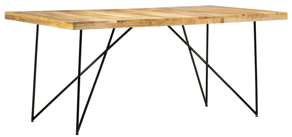 Tömör mangófa étkezőasztal 180 x 90 x 76 cm