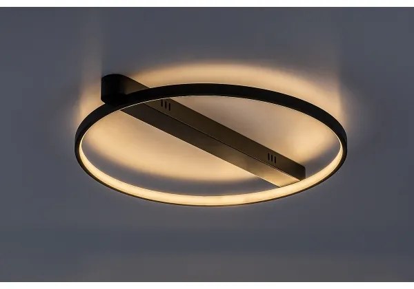 Rabalux 71344 - BELIZA LED mennyezeti lámpatest, 45 W, 230 V, 3000 K, 50x55 cm, fekete