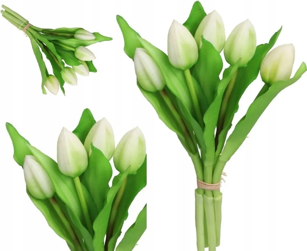 Tulipán Csokor Tulipán Gumi Gumírozott, Mint Az Élő