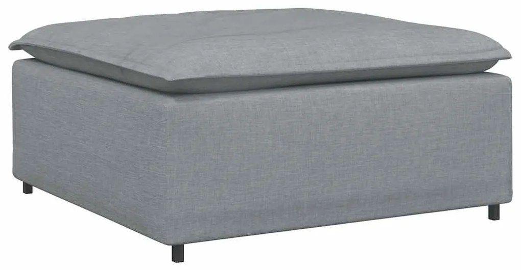 világosszürke moduláris kanapé lábzsámoly modul 100x100x48 cm