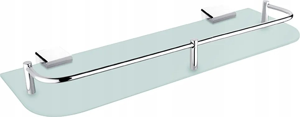 Nimco Kibo fürdőszobai polc, matt üveg, szekrénybe építhető, 40 cm Ki 14091AX-40-26