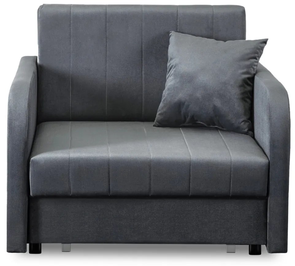 Ágyazható Fotel Szürke Színben. Vero