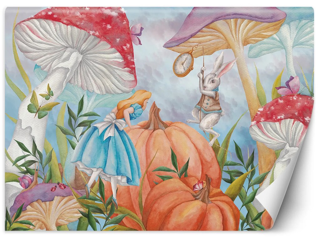 Gario Fotótapéta Kis Alice Csodaországban napközben Anyag: Vlies, Méret: 100 x 70 cm