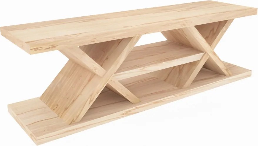 Massi TV-állvány, tölgy, 136 cm