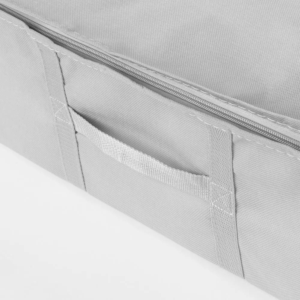 Vákuumos-megerősített textil ruhatároló doboz 56x56x16,5 cm Granit – Compactor