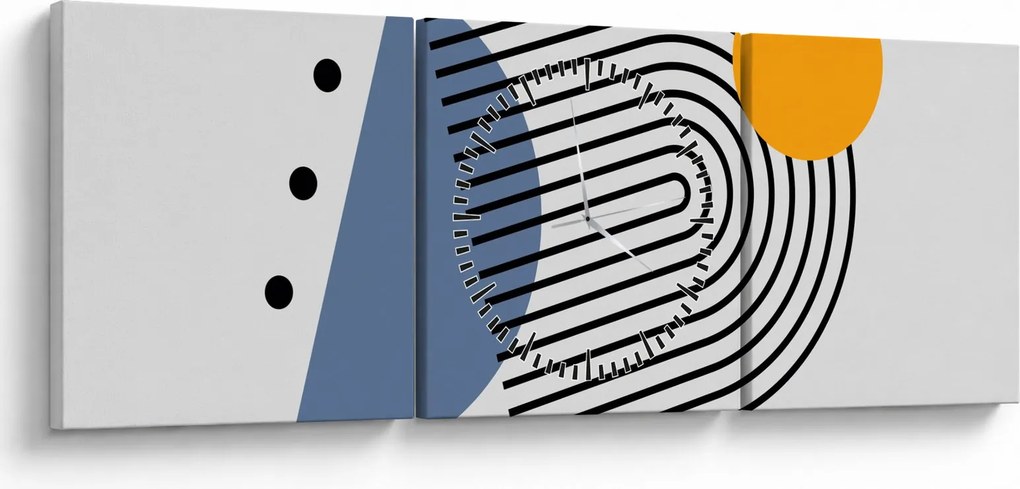 Kép - Minimalista absztrakció N⁰2 (órával) (90x30 cm)
