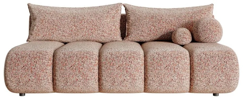 Háromszemélyes kanapé Didier mini (tégla + fekete). Akció -15%. 1100568