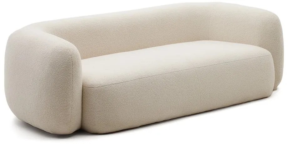 Krémszínű buklé kanapé 246 cm Martina – Kave Home