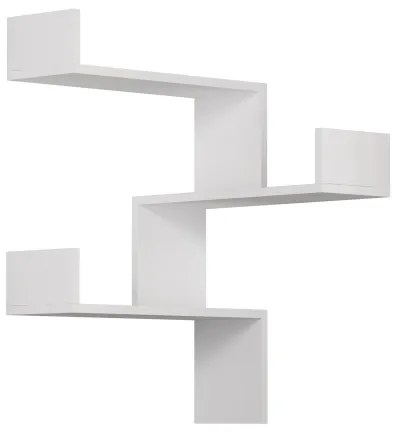 Sarki fali polc LUKSA 90x60 cm fehér