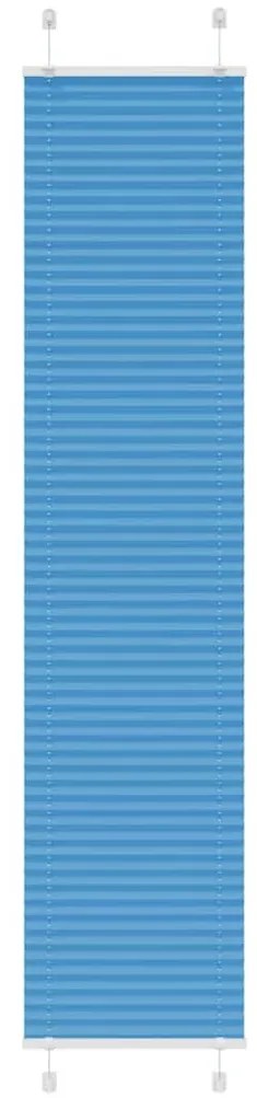 pliszírozott redőny kék 50x200 cm szövetszélesség 49,4 cm