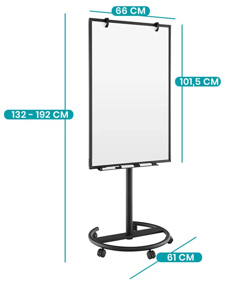 Gurulós, állítható mágnestábla kiegészítőkkel