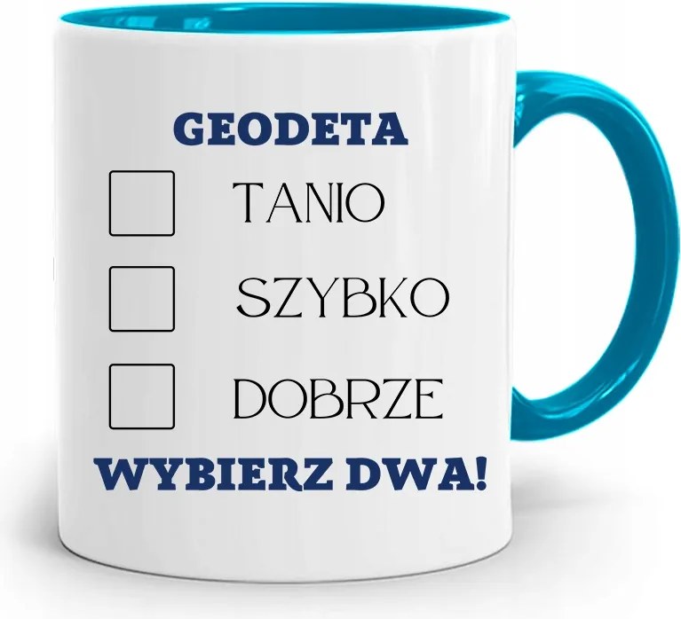 Kék Bögre Földmérőknek Olcsón Gyorsan Jól nyomott mintával