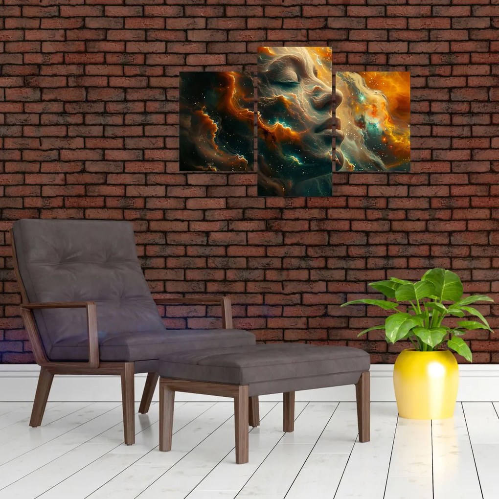 Kép - Arc az űrben (90x60 cm)