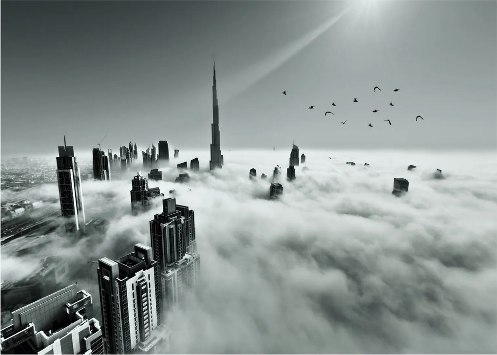 Kép - Felhőkarcolók Dubaiban (70x50 cm)