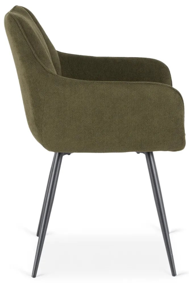 Elegáns Étkezőszék Zöld Színben. NAWARA