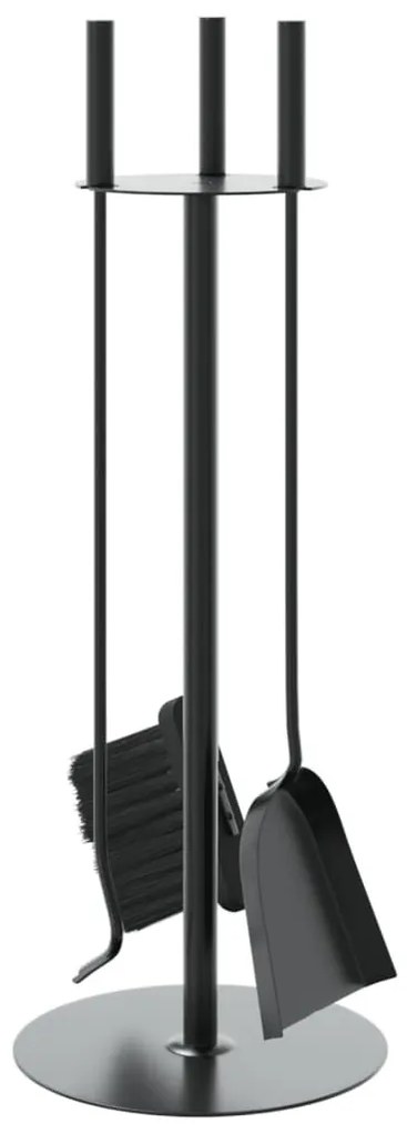 4 darabos kandallószerszám-készlet 22 x 59 cm acél