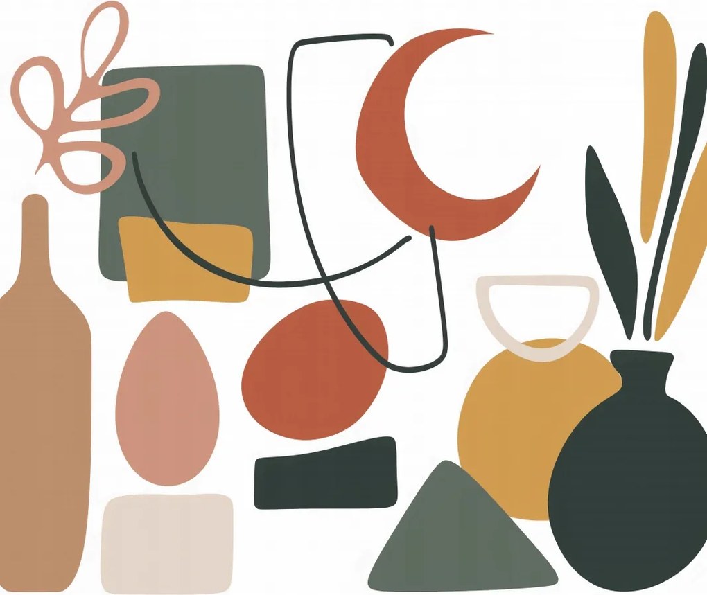 Poszter 60x60cm Felszabadult formák