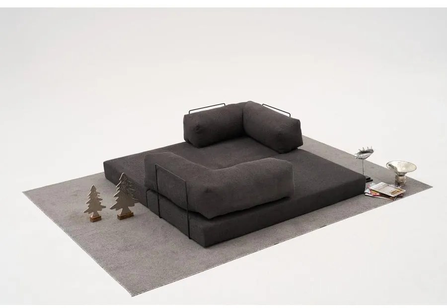 3 személyes kanapé Comfort - Antracit v2