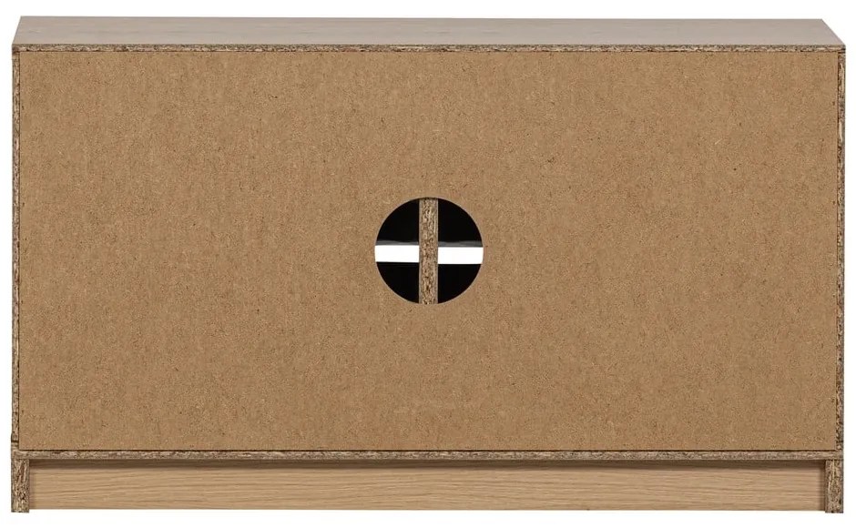 Natúr színű moduláris TV-állvány tölgyfa dekorral 77x44 cm Modulair – vtwonen