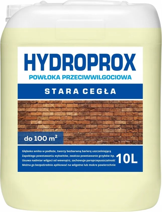 Hydroprox Páramentesítő Impregnálószer Régi Tégla 10L