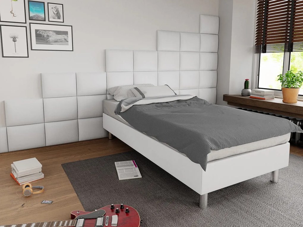 Kárpitozott fali panel Pazara 40x30 cm (öko-bőr soft 017 (fehér). 1054381