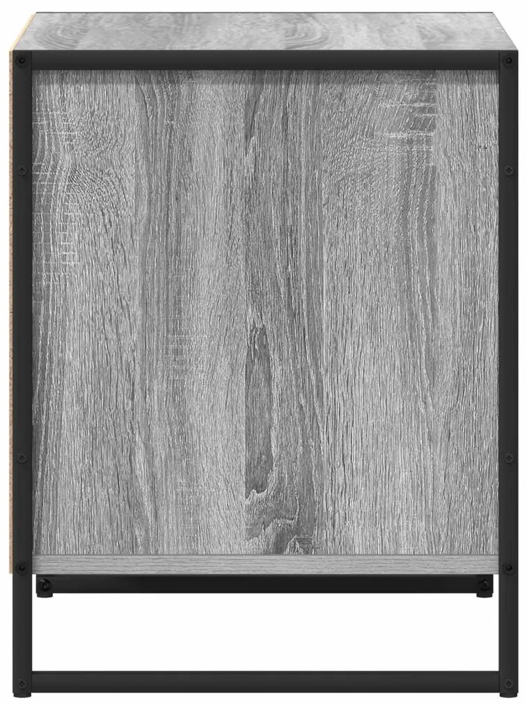 Éjjeli asztal 2 pcs Szürke Sonoma 50 x 39,5 x 50 cm Faanyag